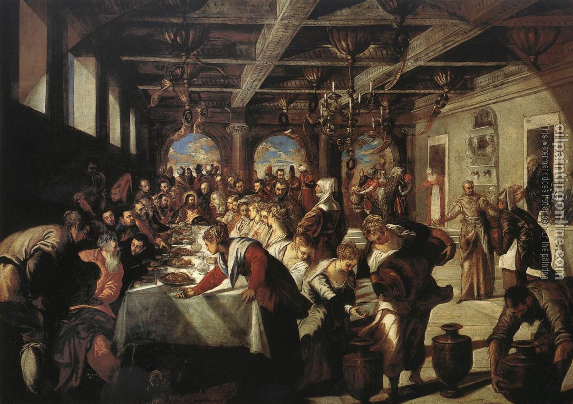 Jacopo Robusti Tintoretto - Marriage at Cana